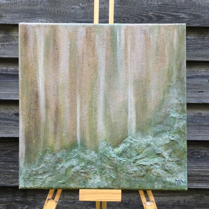Kunstwerk In den Bergen